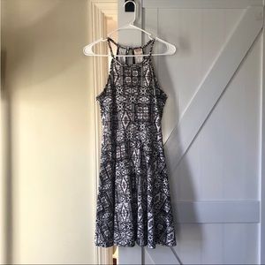 Mossimo brand target halter black & white dress
